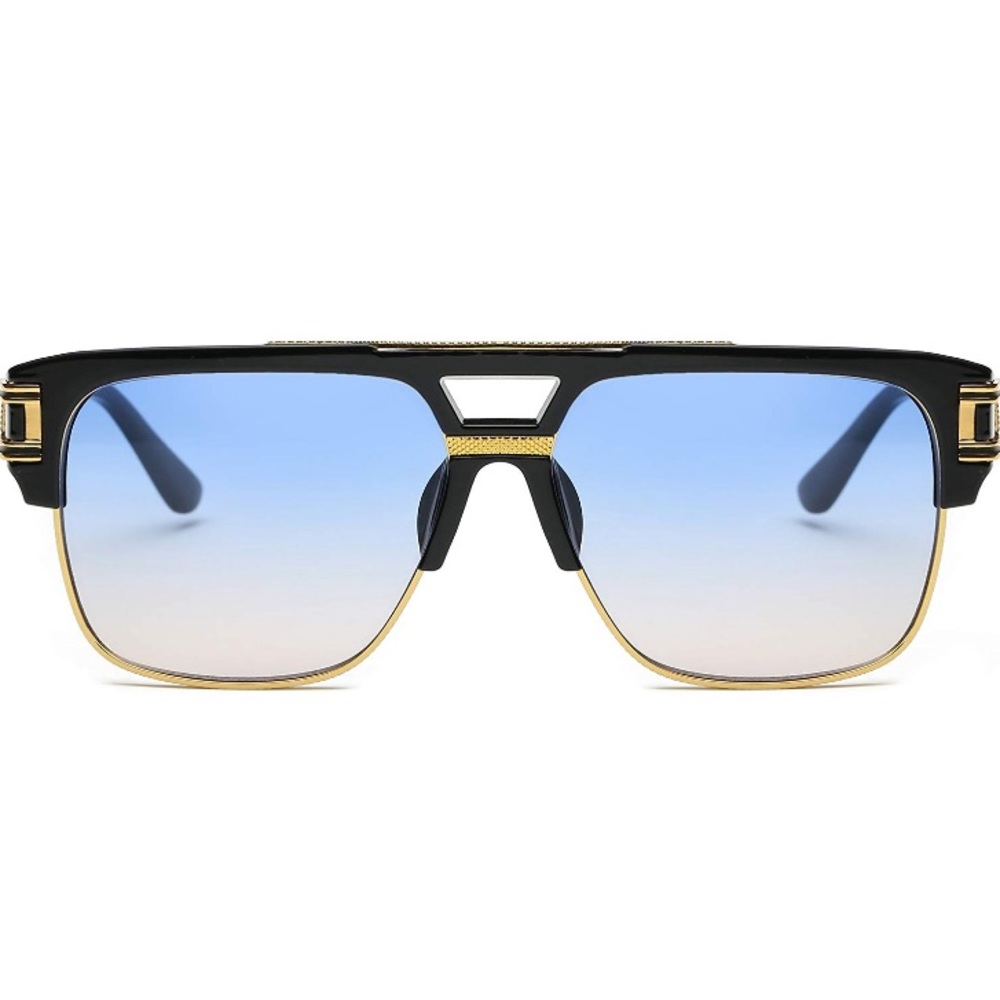 ✨ MEN’S  BLACK & BLUE MIAMI SUNGLASSES Glasses.✨ - Picture 2 of 5